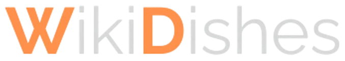 WikiDishes logo with a bold orange 'D' and modern typography.