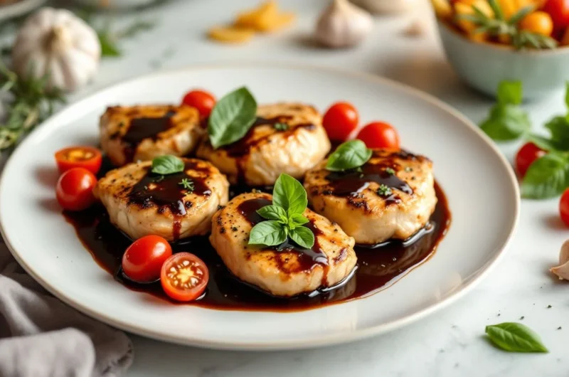 Balsamic Chicken Recipe Card