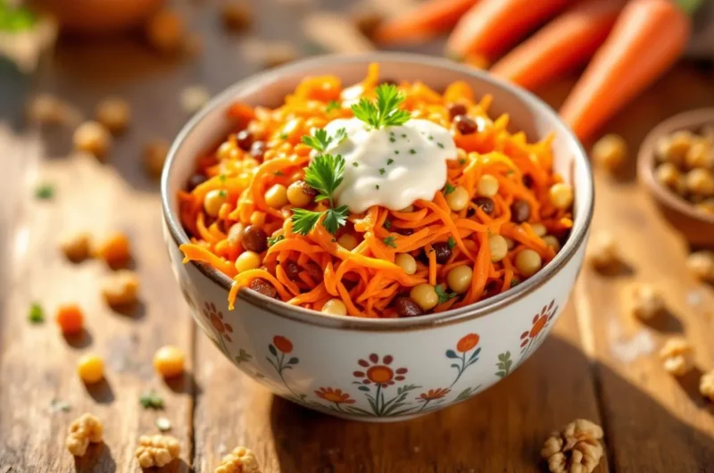 Recipe Card: Carrot Raisin Salad